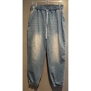 One Republic For All Jean Jogger Pants Women’s L Drawstring Waist Casual relaxed